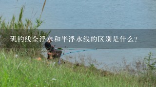 矶钓线全浮水和半浮水线的区别是什么？