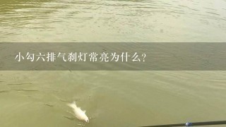 小勾6排气刹灯常亮为什么？