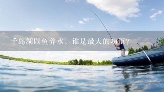 千岛湖以鱼养水，谁是最大的功臣？