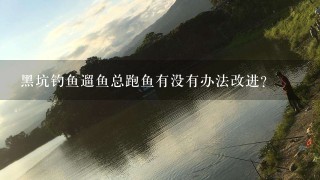 黑坑钓鱼遛鱼总跑鱼有没有办法改进？