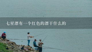 7星漂有1个红色的漂干什么的