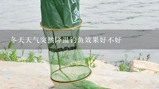 冬天天气突然降温钓鱼效果好不好