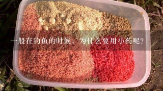 1般在钓鱼的时候，为什么要用小药呢？