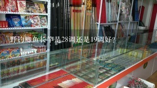 野钓鲫鱼长竿是28调还是19调好？