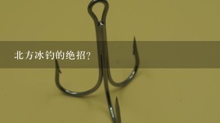 北方冰钓的绝招？